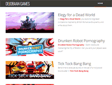 Tablet Screenshot of dejobaan.com